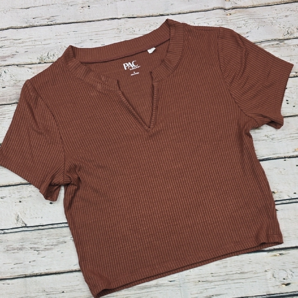 PacSun Brown Ribbed Top - Picture 5 of 6